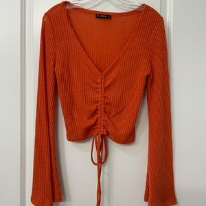 Shein Long Sleeve Crop Top